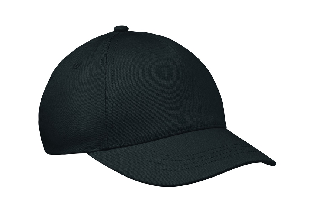 [MO2346-03] Cappellino da baseball per bambini a 5 pannelli (Nero)