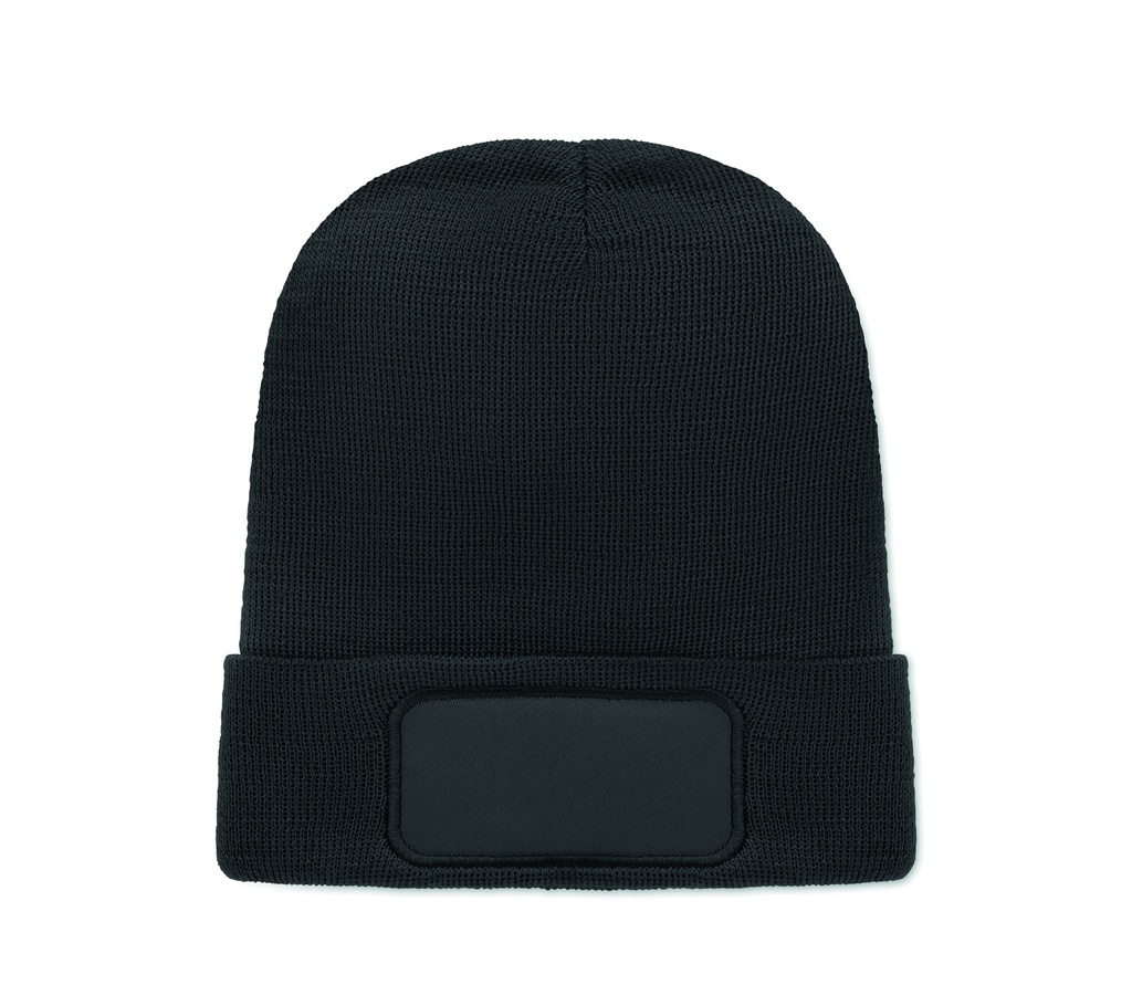 [MO2359-03] Berretto unisex in poliestere rpet (Nero)