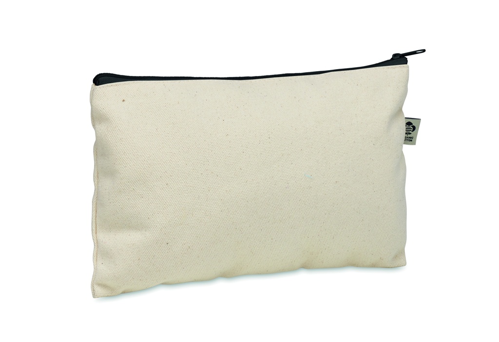 [MO2379-03] Pochette cosmetica in cotone 340 gr / m² (Nero)