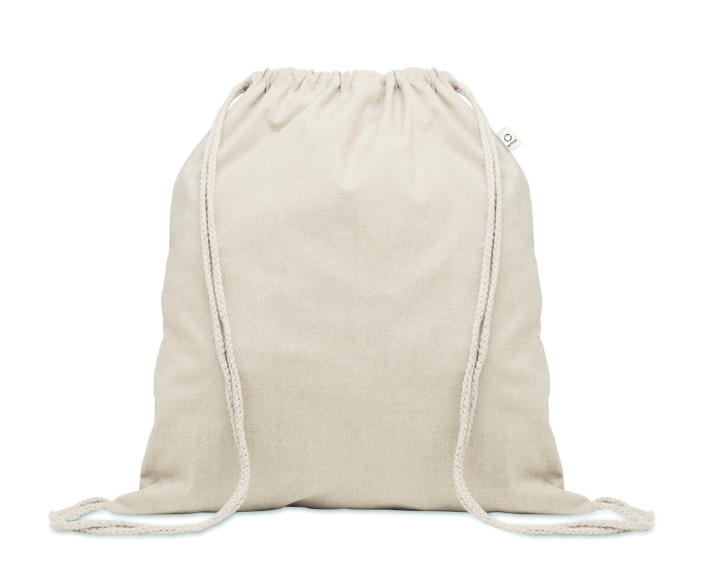[MO2401-13] Sacchetto con coulisse in cotone riciclato