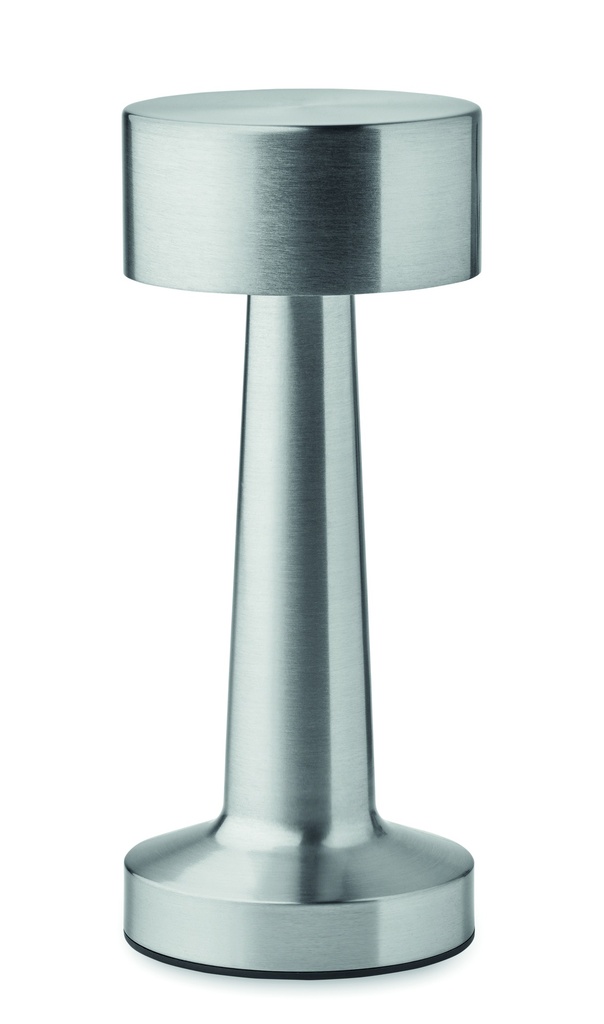 [MO2478-16] Lampada da scrivania in ferro da 1200 mah (Argento metallizzato)