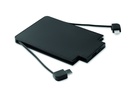 Power bank da 2500 mah delle dimensioni di una carta di credito
