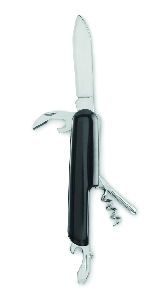 [MO2531-03] Coltello tascabile multifunzione (Nero)