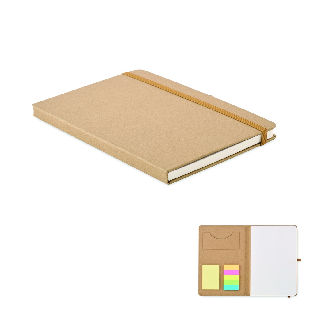 Quaderno formato A5 con post-IT