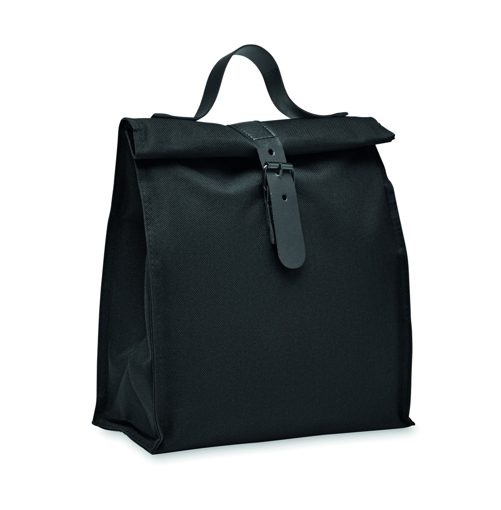 [MO2557-03] Borsa termica per il pranzo in rpet 600d (Nero)