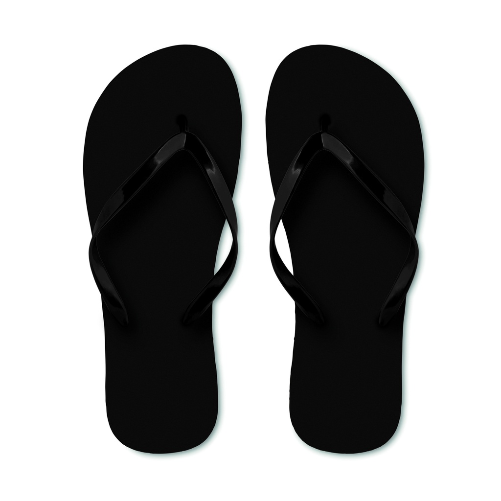 [MO2587-03] Ciabatte da spiaggia in EVA taglia m (Nero)