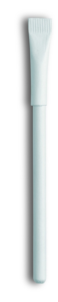 [IT3892-06] Penna a sfera realizzata con carta riciclata (Bianco)