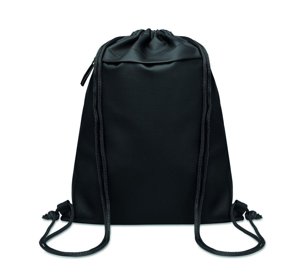 [MO2639-03] Sacchetto con coulisse in rpet 600d (Nero)