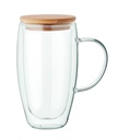 Tazza a doppia parete in vetro borosilicato
