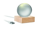 Lampada notturna a LED a forma di sfera di vetro