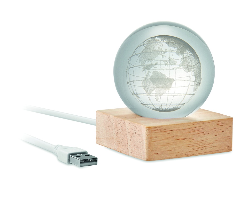 Lampada notturna a LED a forma di sfera