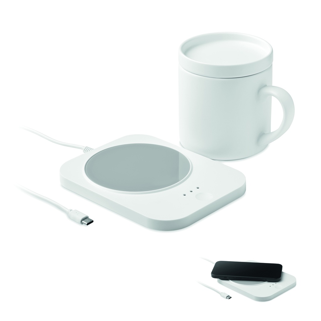 [MO2726-06] Scaldatazze con caricabatterie wireless