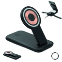 Caricabatterie wireless 3 in 1 da 15 w
