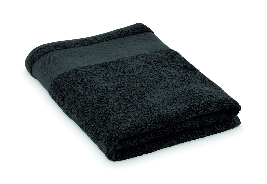 [MO2766-03] Asciugamano da bagno in cotone 380 gr / m² (Nero)