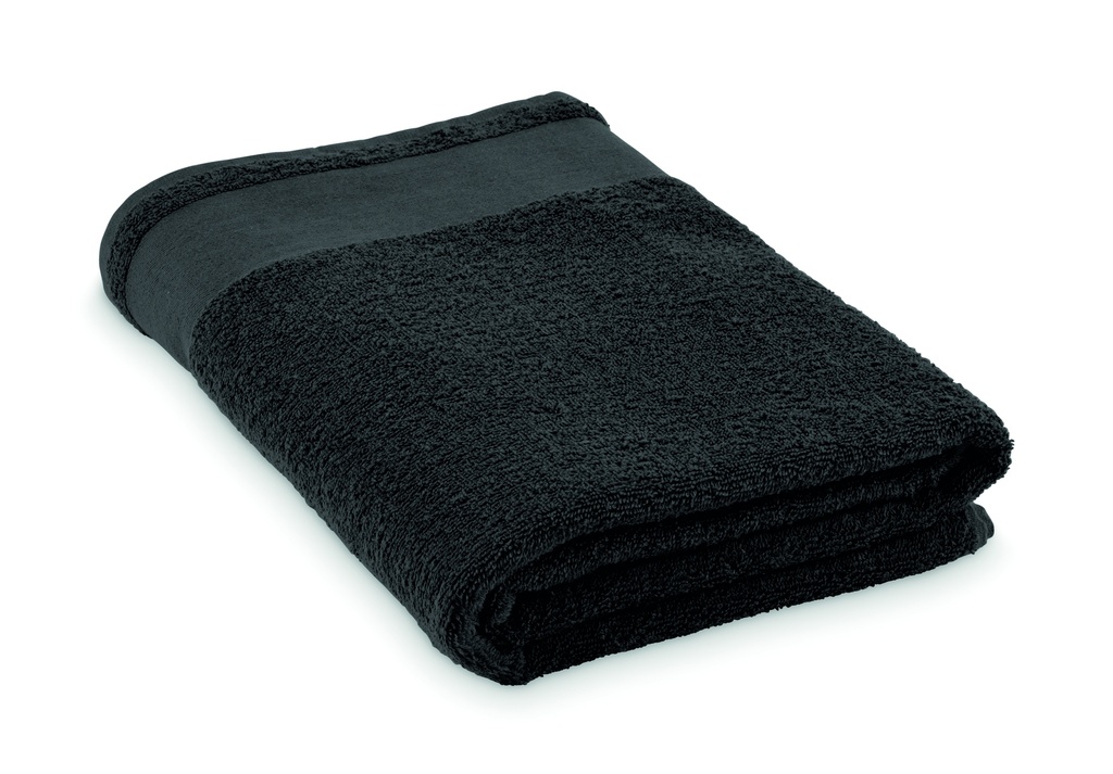 [MO2767-03] Asciugamano da bagno in cotone 100x150 cm (Nero)