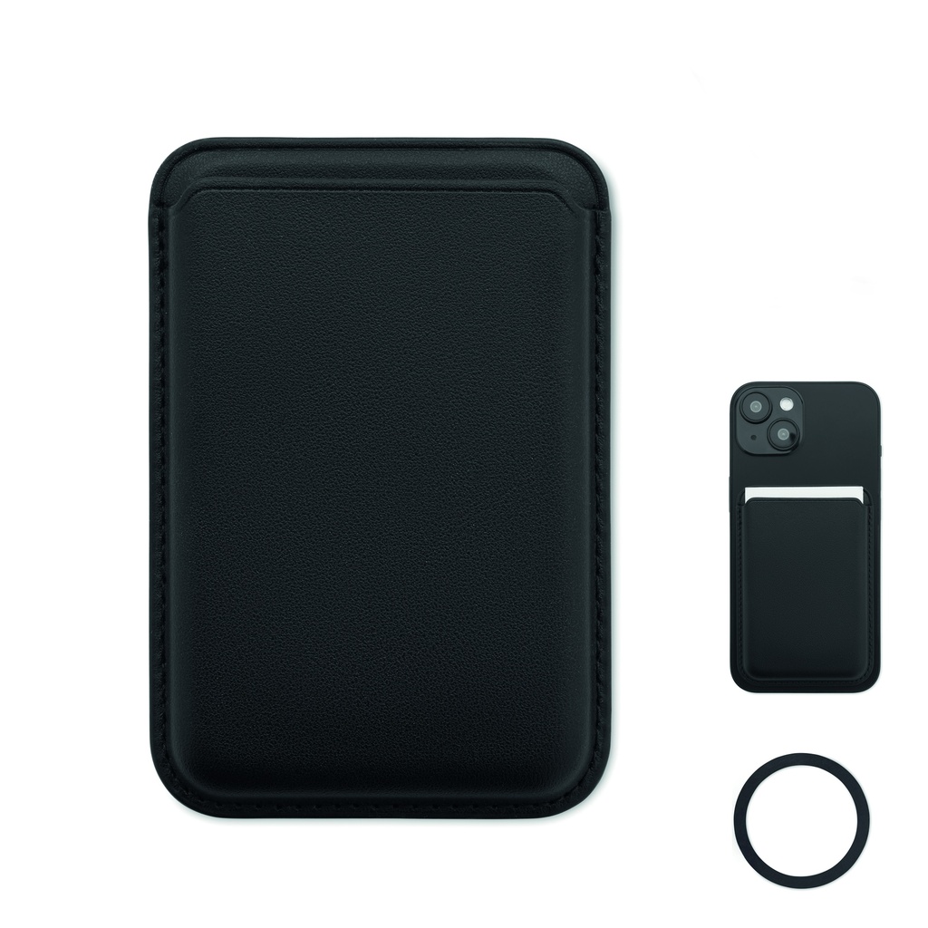 Porta carte magnetico in pu