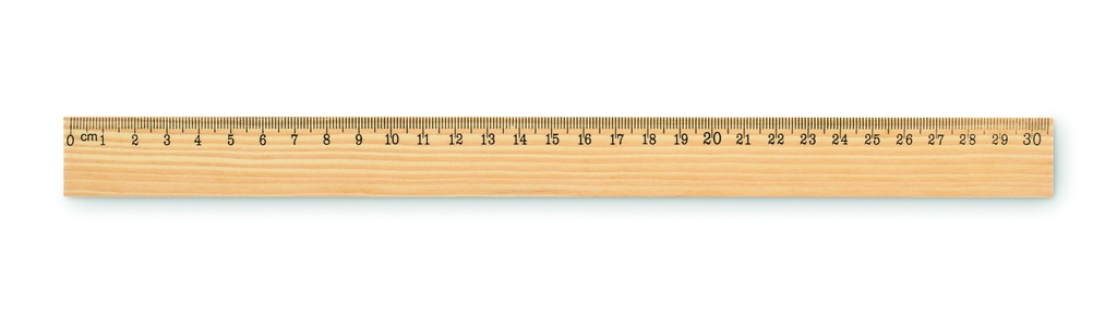 Righello in legno 30 cm
