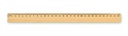 Righello in legno 30 cm
