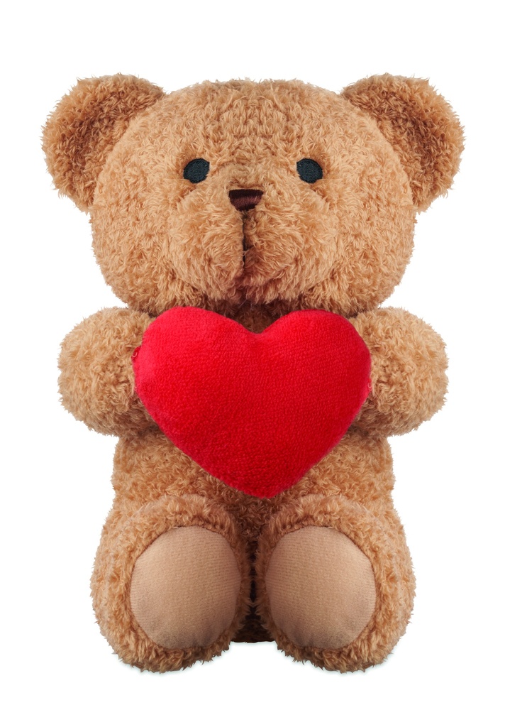 Orsetto di peluche con cuore
