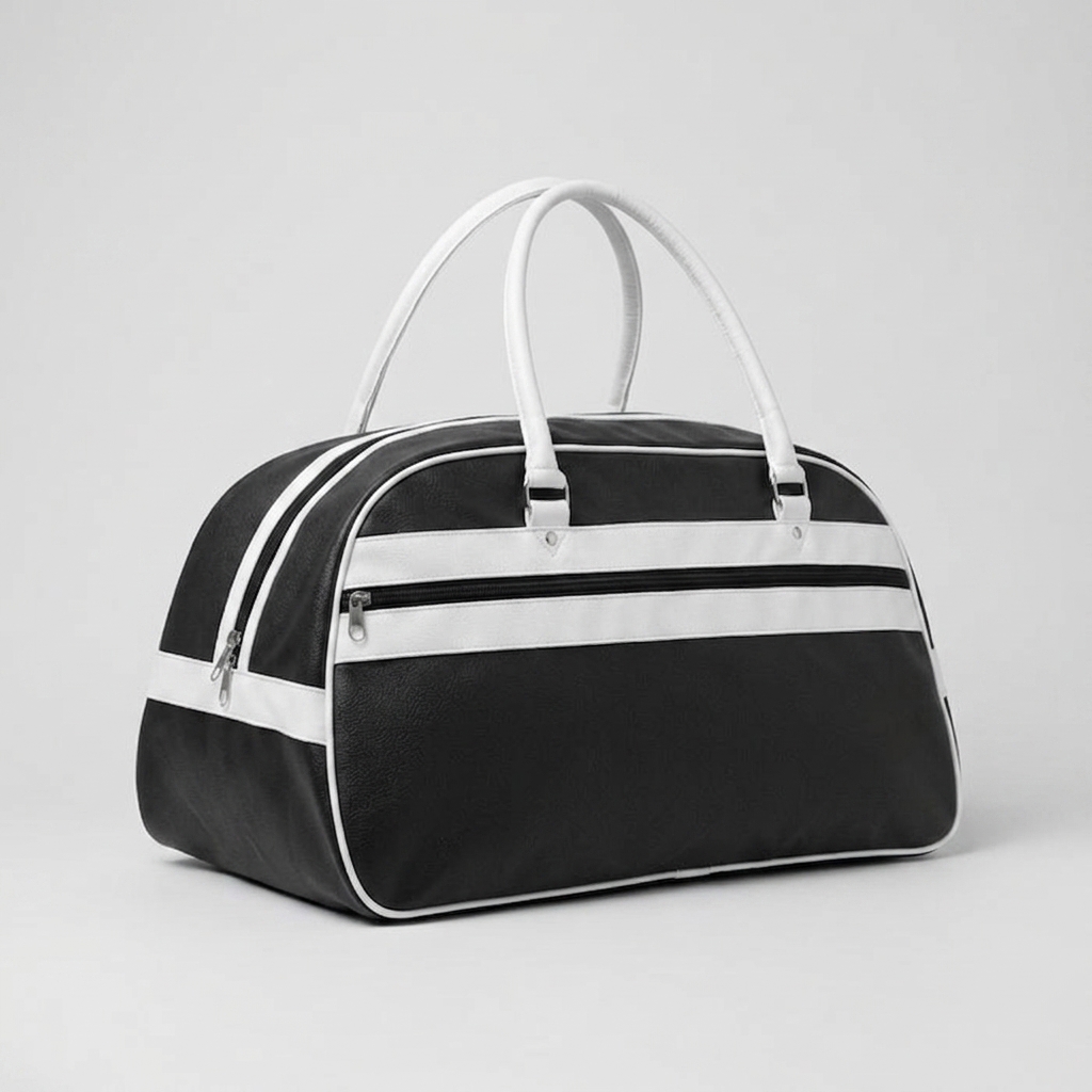 [MO2987-03] Borsa sportiva in pu (Nero)