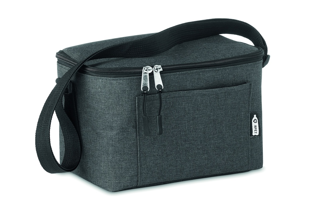 [MO6150-03] Borsa termica in rpet 600d per lattine (Nero)