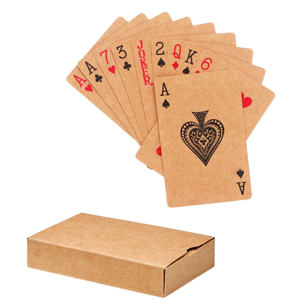 Carte da gioco in carta riciclata