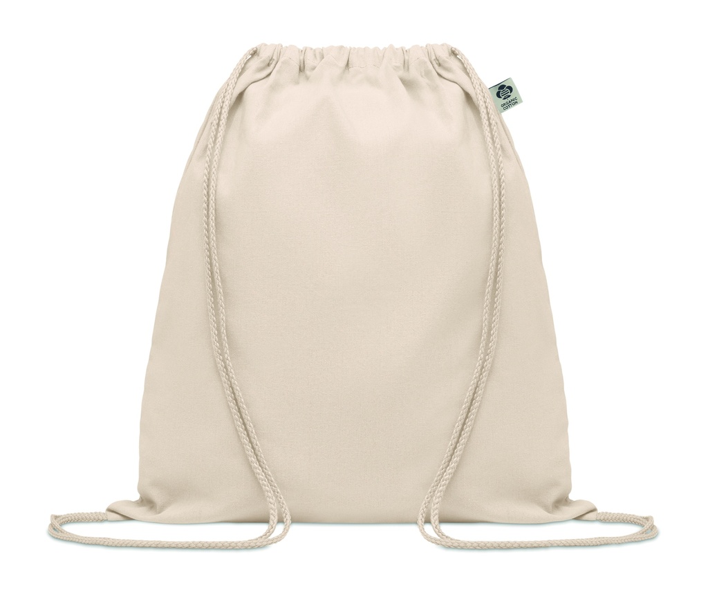 Sacchetto con coulisse in cotone biologico