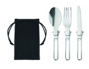 Set di posate da campeggio da 3 pezzi