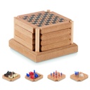 Set di 4 sottobicchieri da gioco