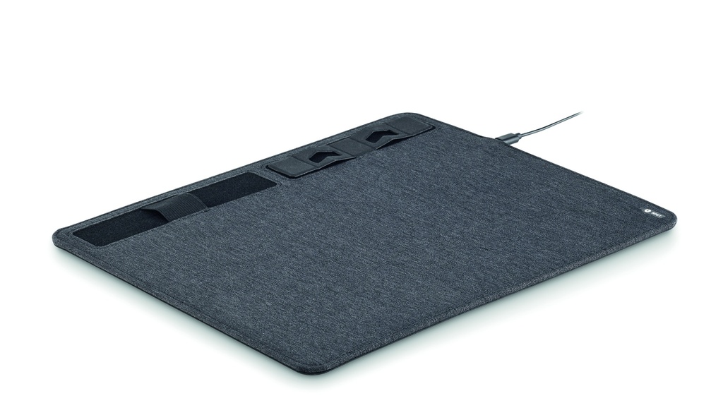 Caricabatterie per tappetino mouse rpet 15w