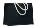 Borsa di juta con manico in cotone