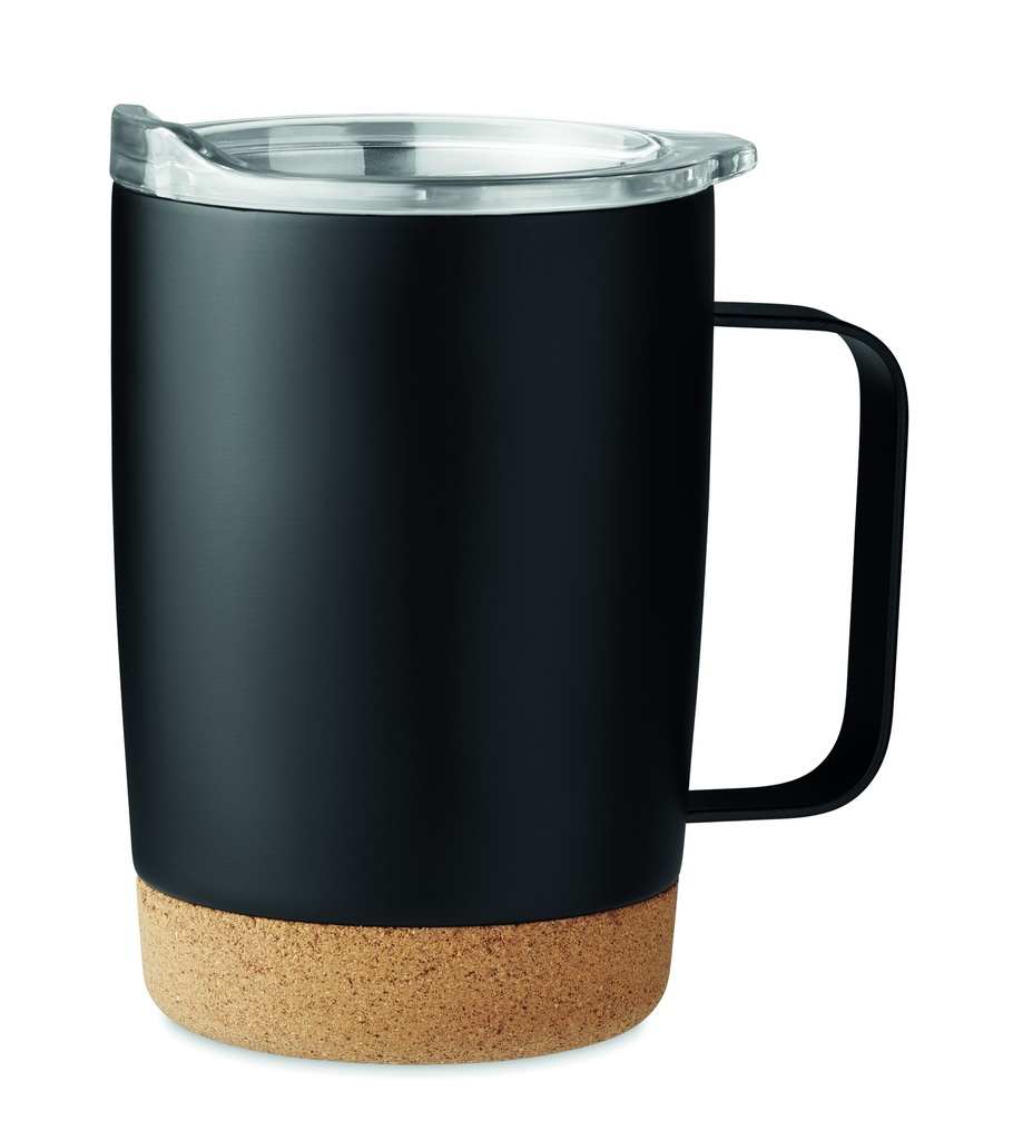 [MO6533-03] Tazza a doppia parete da 300 ml (Nero)