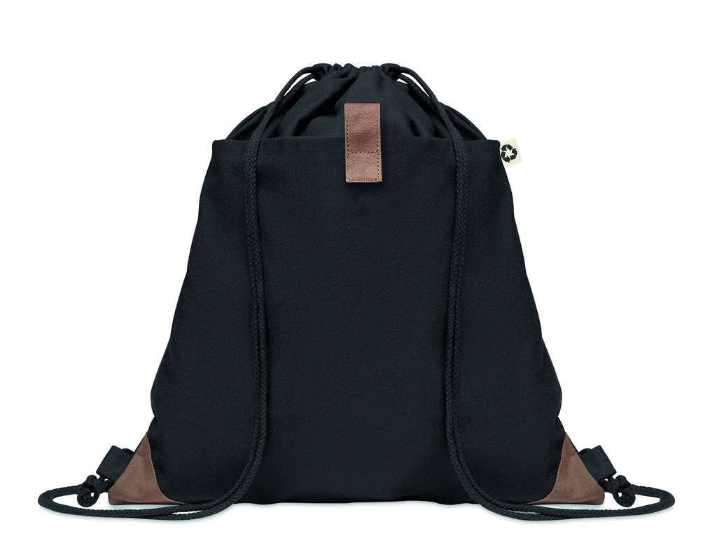 Sacchetto con coulisse in cotone riciclato