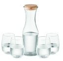 Set di bicchieri in vetro riciclato