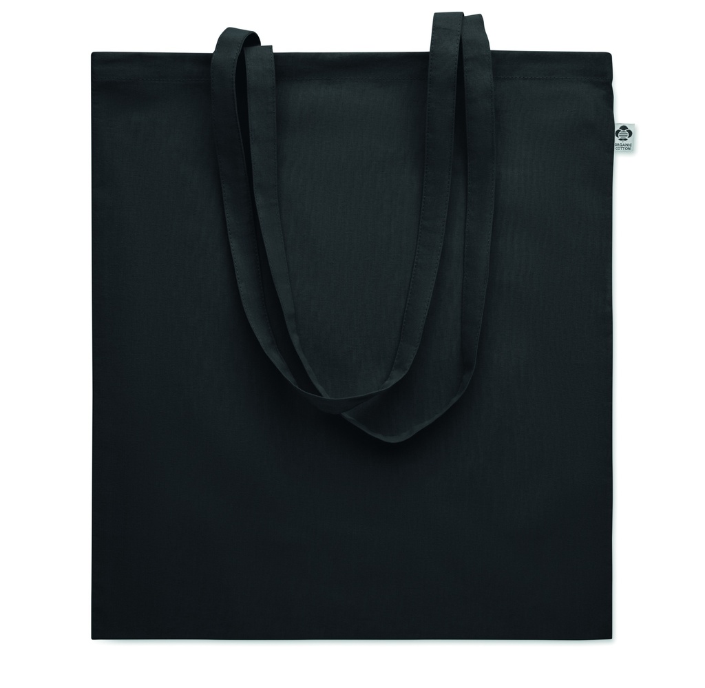 [MO6711-03] Borsa per la spesa in cotone biologico (Nero)