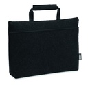 Borsa per laptop con cerniera in feltro rpet