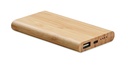 Power bank bamboo da 4000 mah