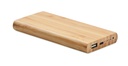 Power bank bamboo da 6000 mah