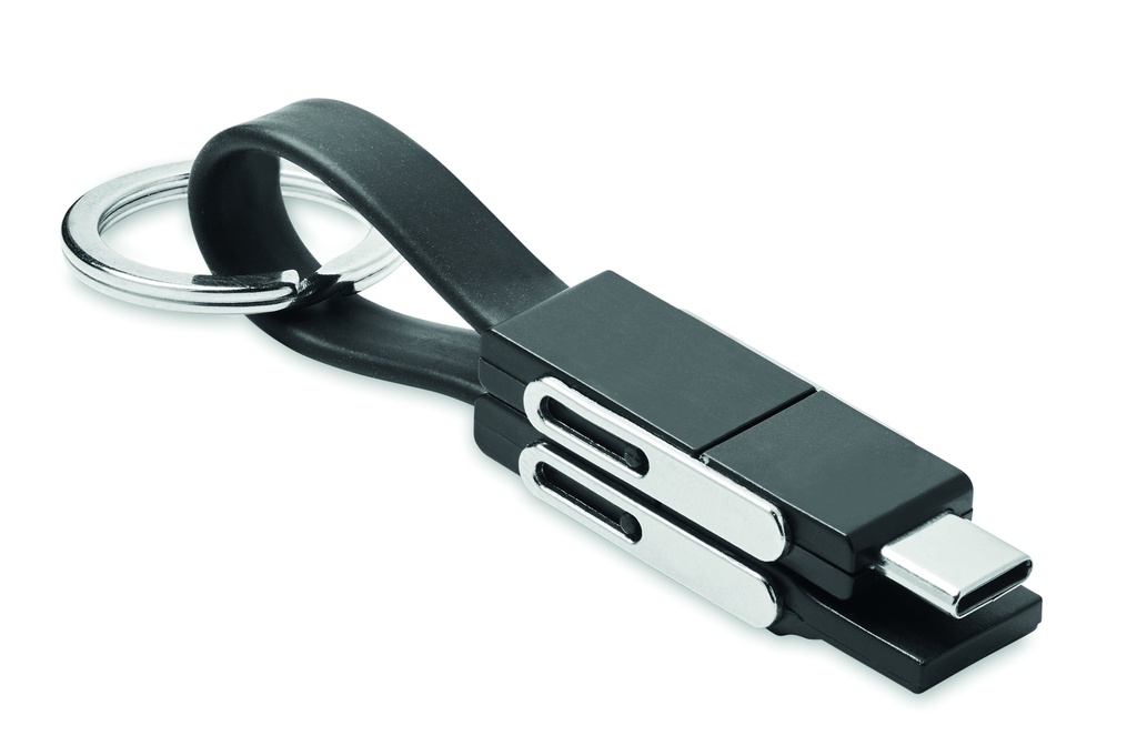 [MO6820-03] Codifica con cavo 4 in 1 (Nero)