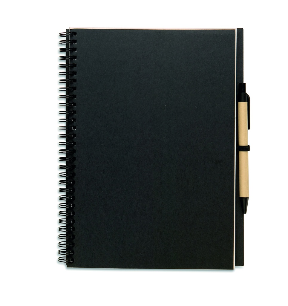 Quaderno riciclato con penna