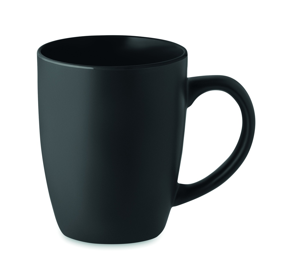 [MO6840-03] Tazza in ceramica bicolore da 290 ml (Nero)