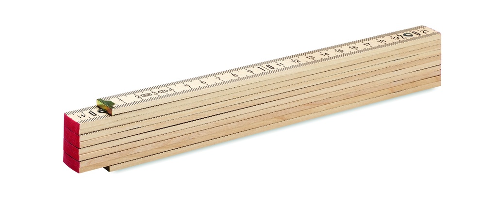 [MO6904-40] Righello da carpentiere in legno da 2 m