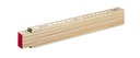 Righello da carpentiere in legno da 2 m