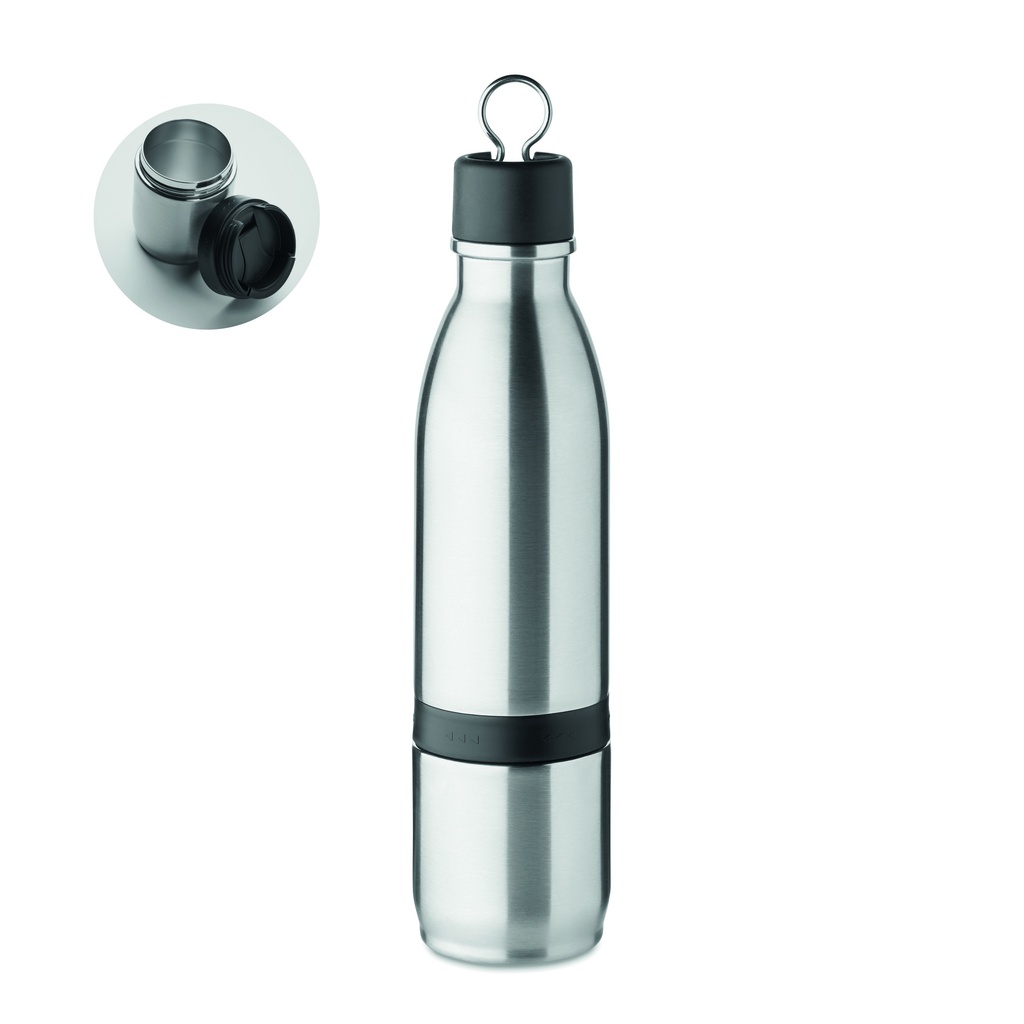 Bottiglia a doppia parete 2 in 1 da 500 ml