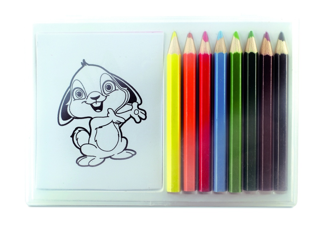 Set di matite colorate in legno
