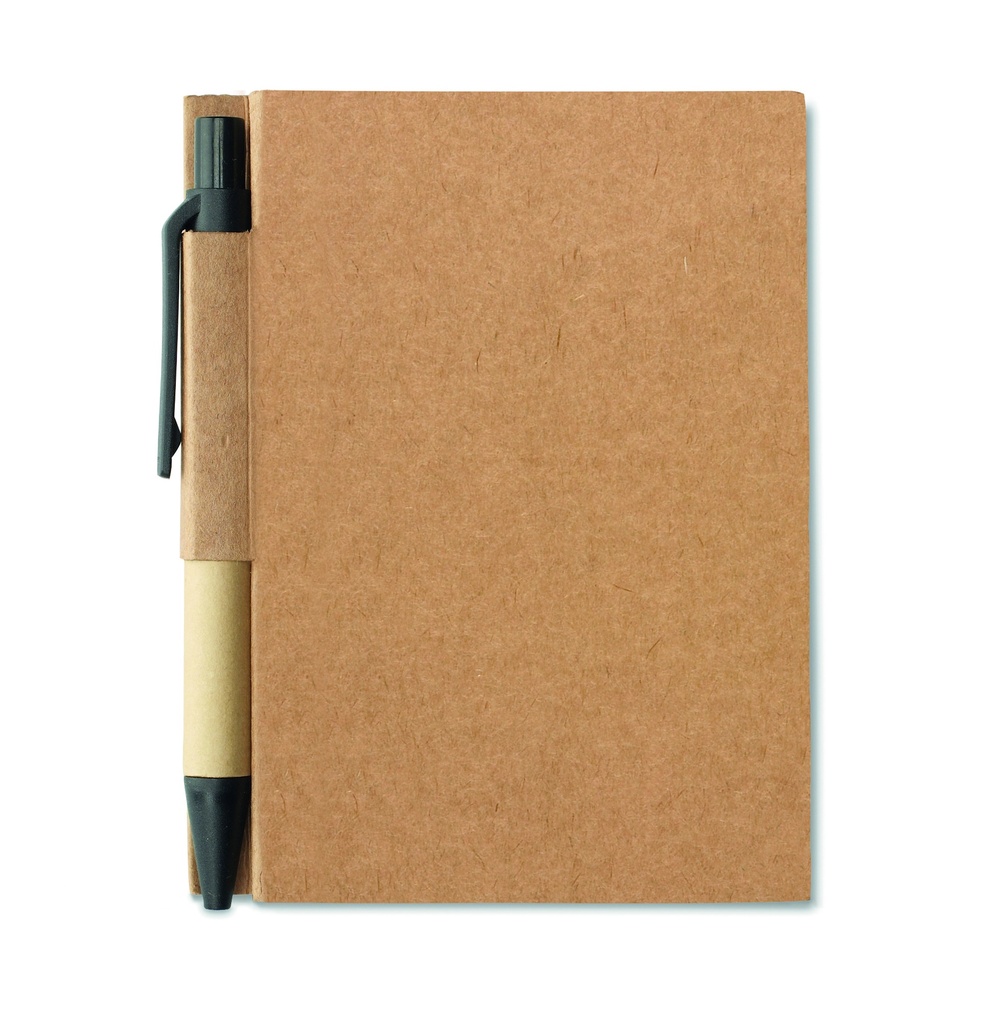 Quaderno riciclato con penna