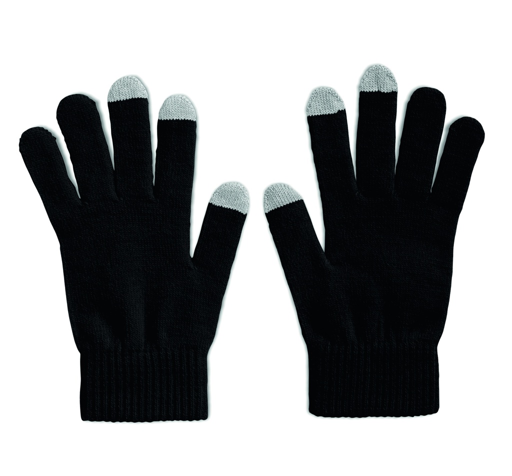 [MO7947-03] Guanti tattili per smartphone (Nero)
