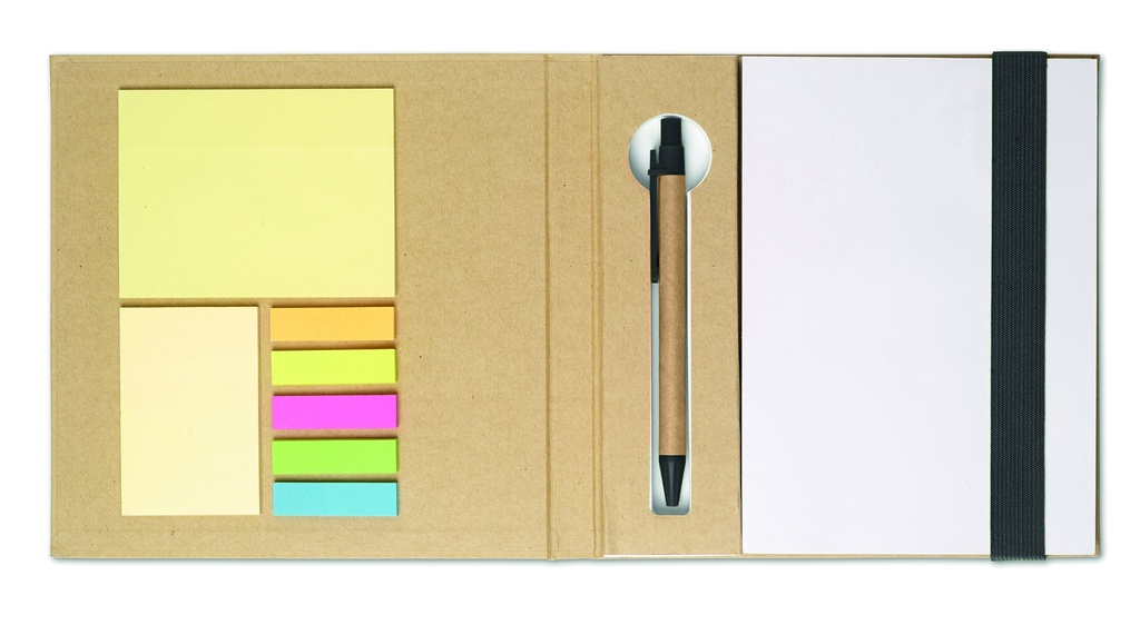 Taccuino con set di appunti e penna