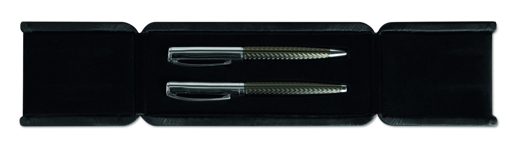 Set di penne a sfera in scatola