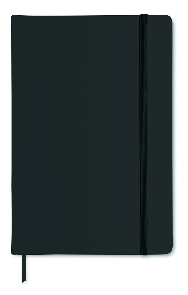 [MO1800-03] Quaderno formato a6 con 96 fogli a righe (Nero)